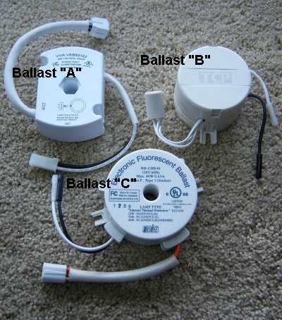 Ceiling Fan Parts - Light ballast &amp; bulbs for ceiling fans...
