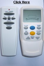 ceiling fan parts - ceiling fan remote controls